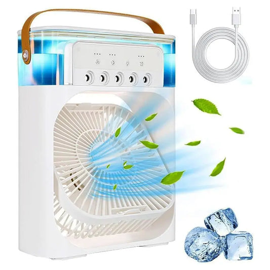 مكيف هواء محمول يعمل بالثلج و تعديل رطوبة الهواء