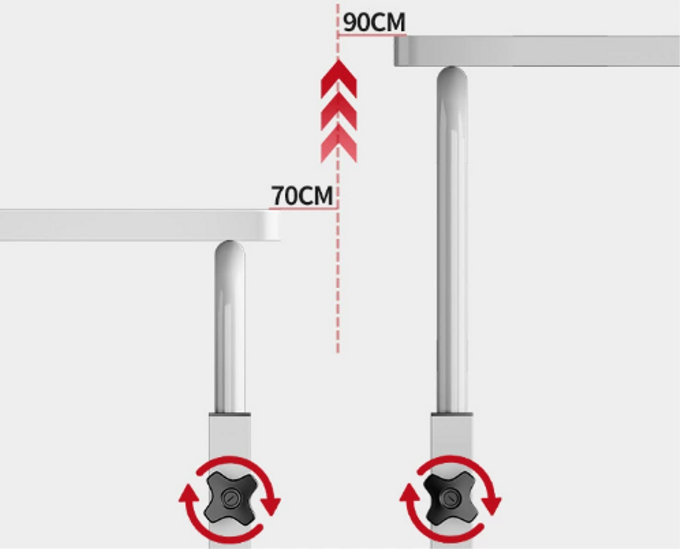 مكتب ذكي قابل للتعديل
