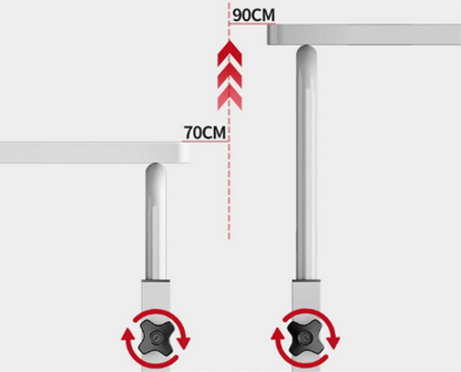 مكتب ذكي قابل للتعديل