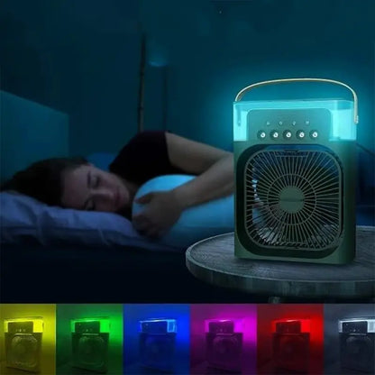 مكيف هواء محمول يعمل بالثلج و تعديل رطوبة الهواء