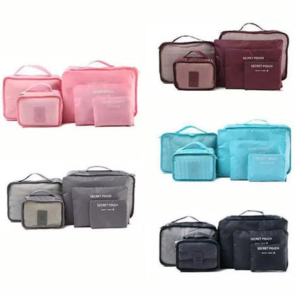 منظم حقائب السفر 6 قطع